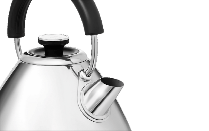 Venture Retro Pyramid Kettle Silver