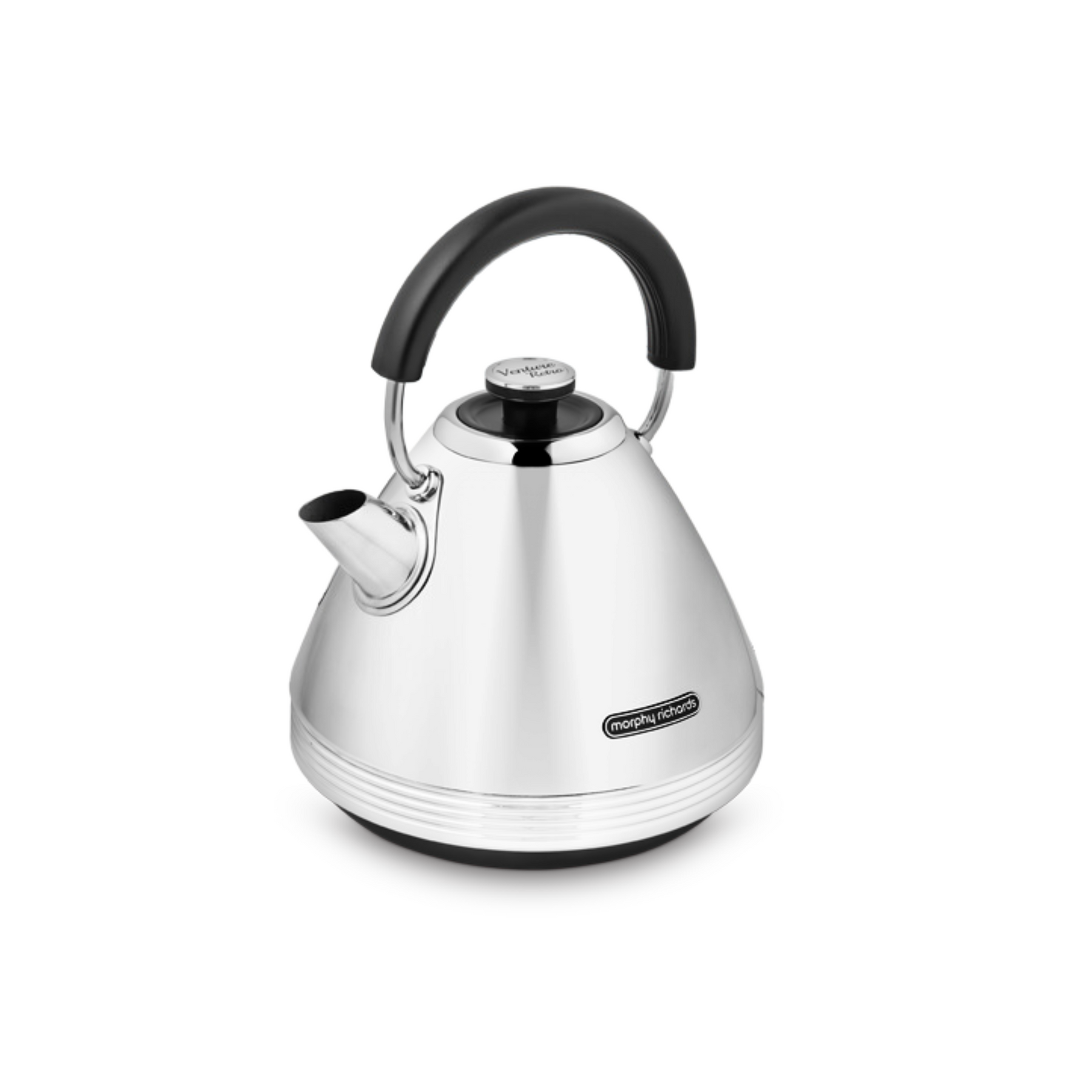 Pyramidal Kettle Silver 1.5L Venture Pyramid Kettle by Morphy Richards UK