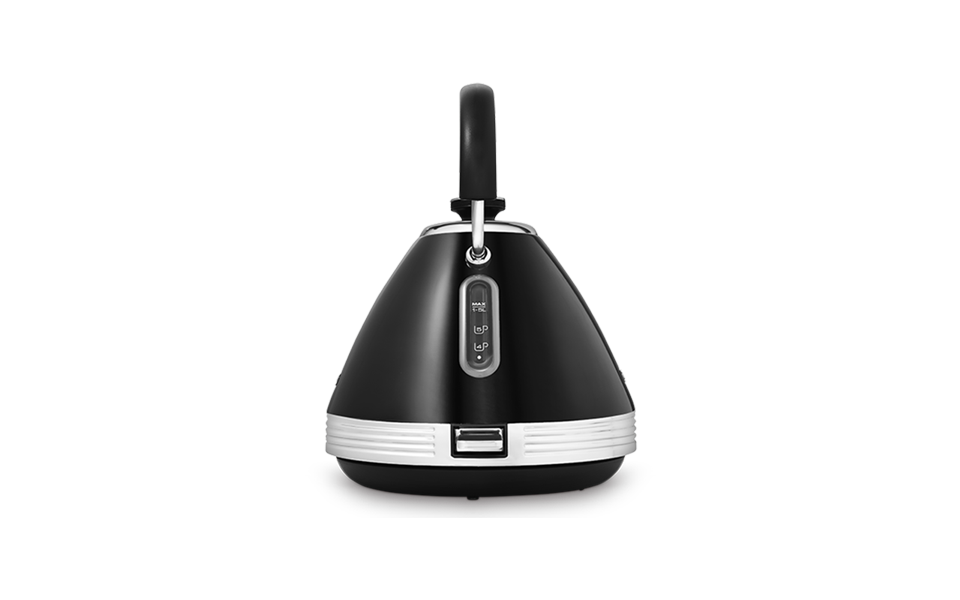 Venture Retro Pyramid Kettle Black