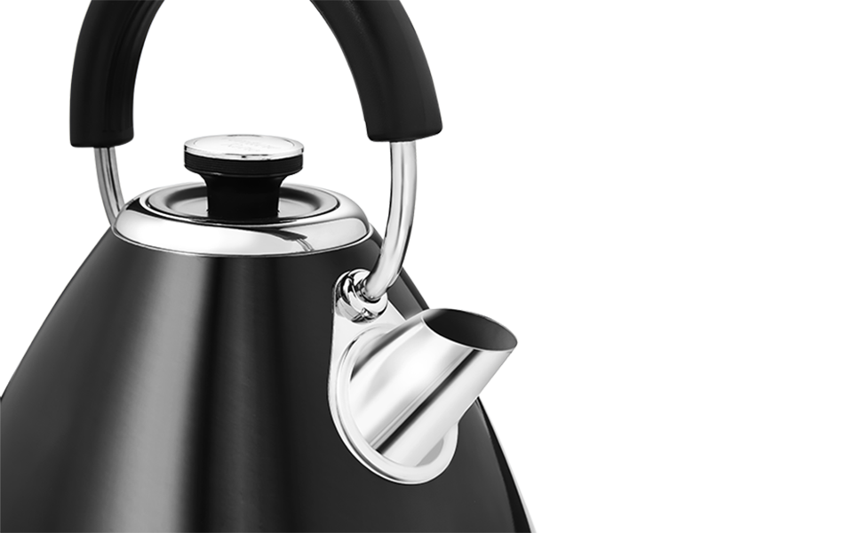 Venture Retro Pyramid Kettle Black