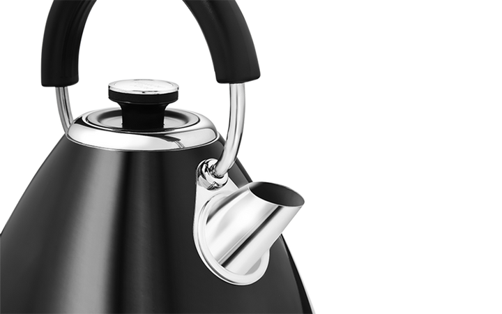 Venture Retro Pyramid Kettle Black