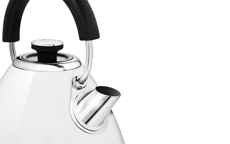 Venture Retro Pyramid Kettle White Morphy RichardsUK