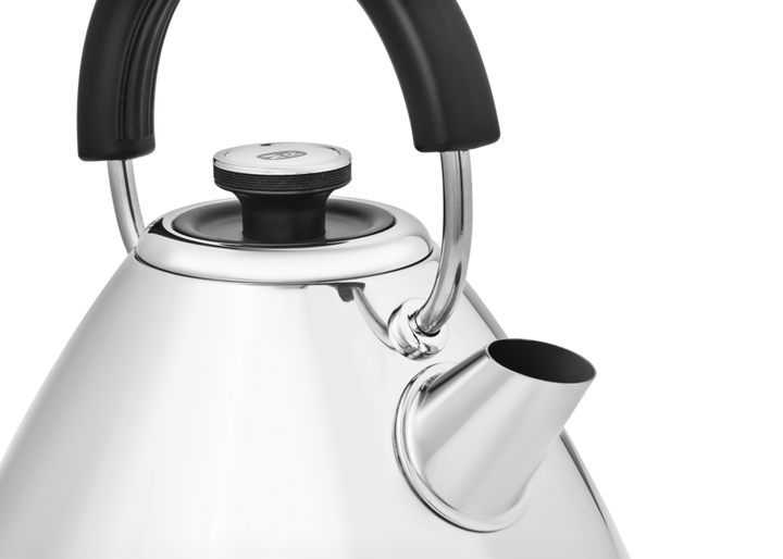 Venture Retro Pyramid Kettle Polished Stainless Steel