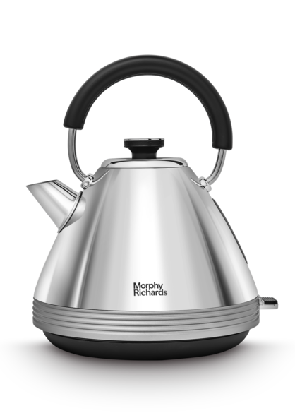 Venture Retro Pyramid Kettle Polished Stainless Steel