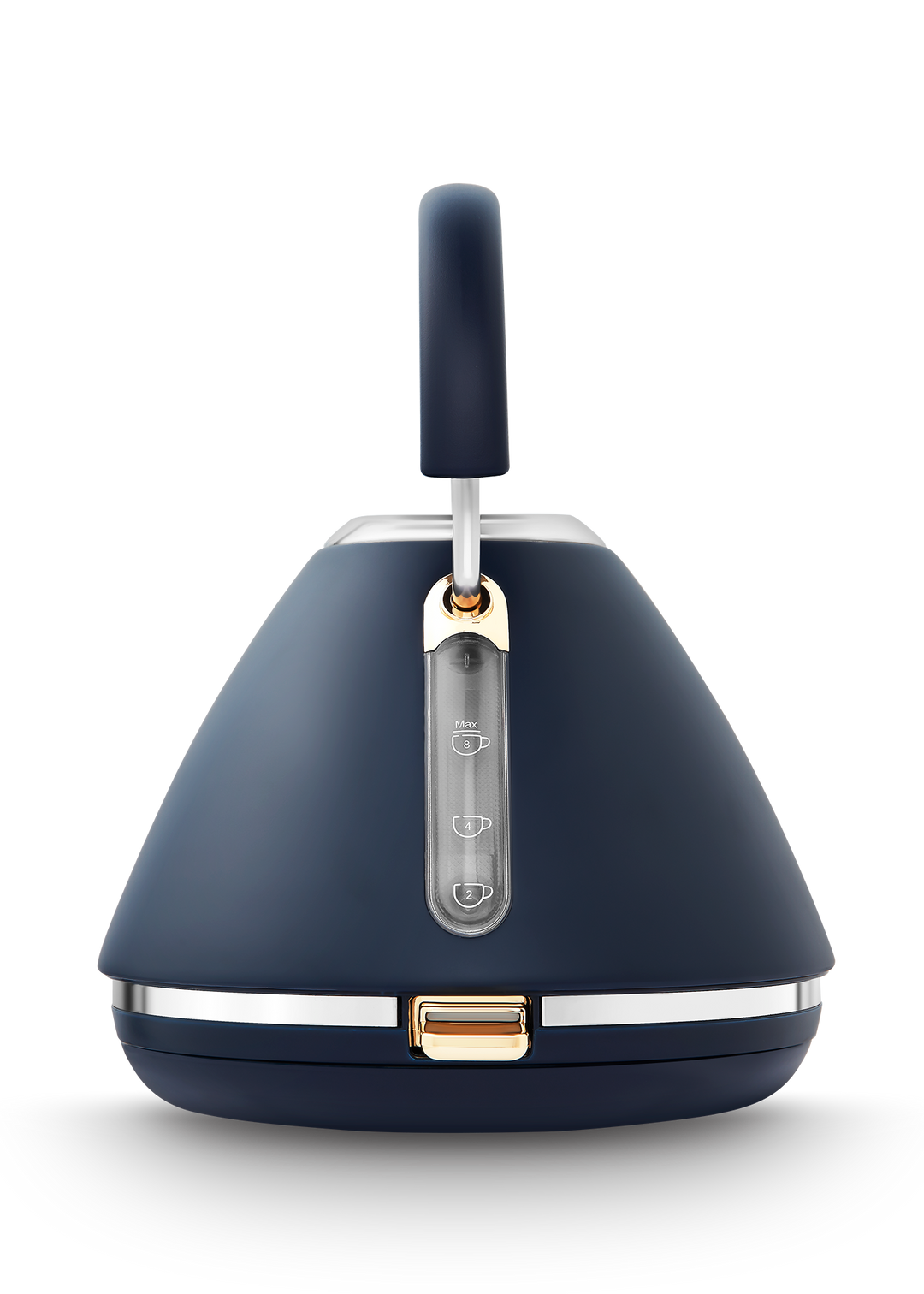 Accents Gold Pyramid Kettle Navy
