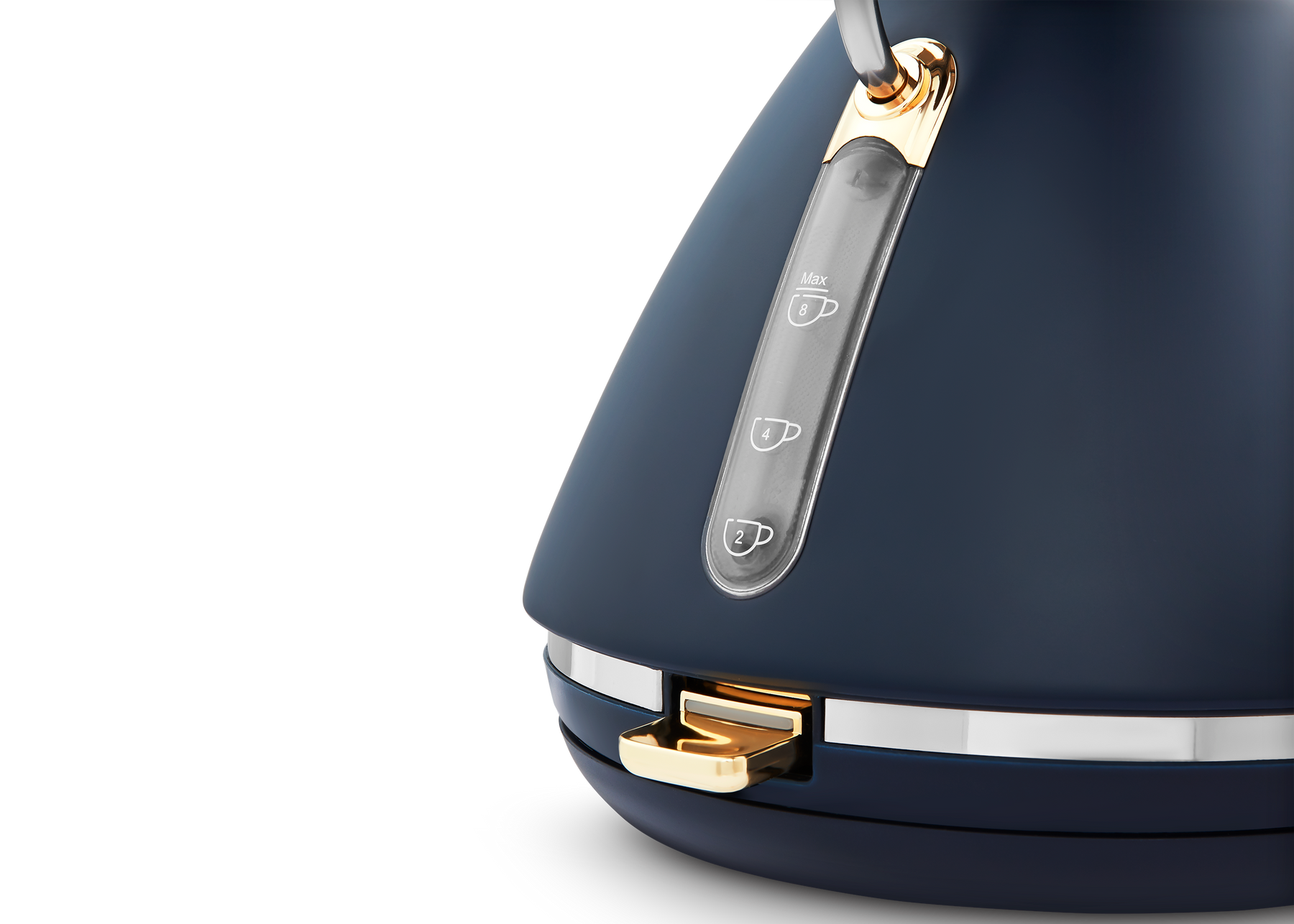 Pyramidal Kettle Accents Gold Pyramid Kettle Navy – Morphy Richards-UK