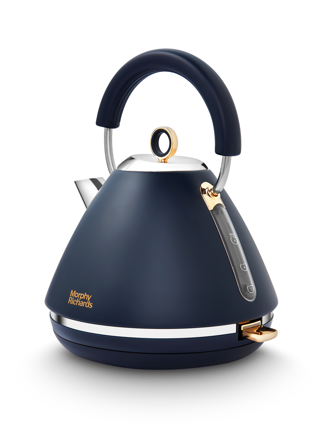 Accents Gold Pyramid Kettle Navy