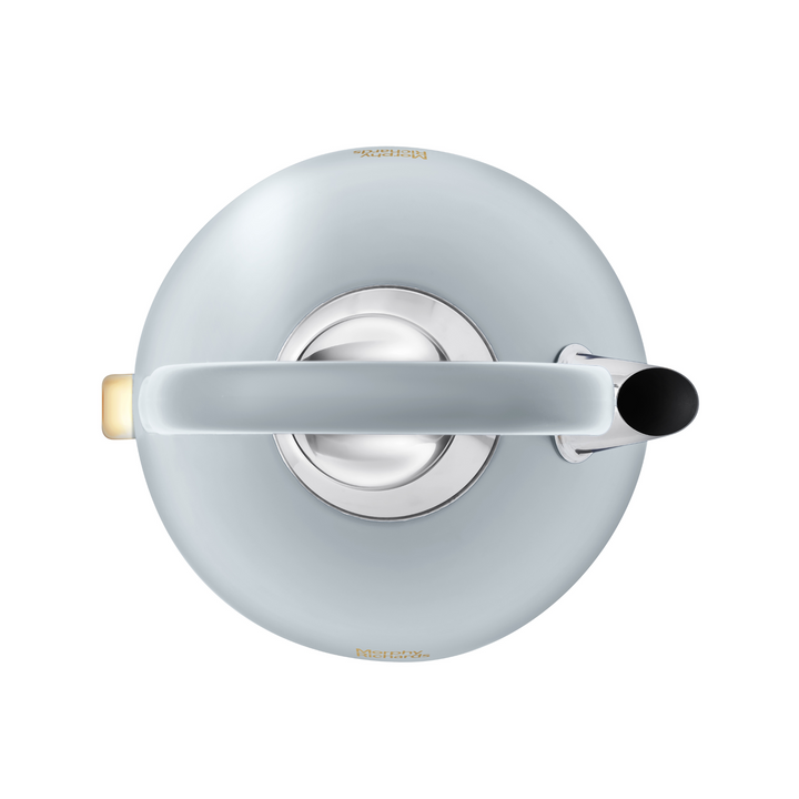 Accents Gold Pyramid Kettle Ocean Grey