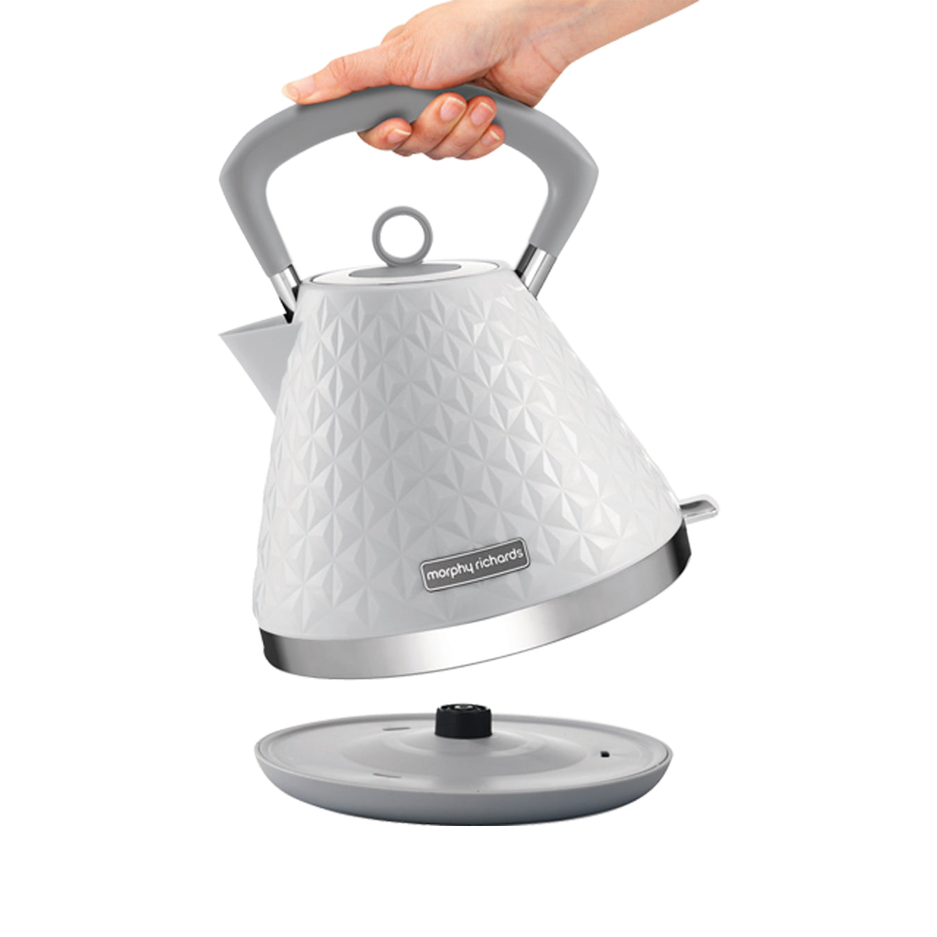 Pyramidal Kettle White 1.5 Vector Pyramid Kettle by Morphy Richards UK