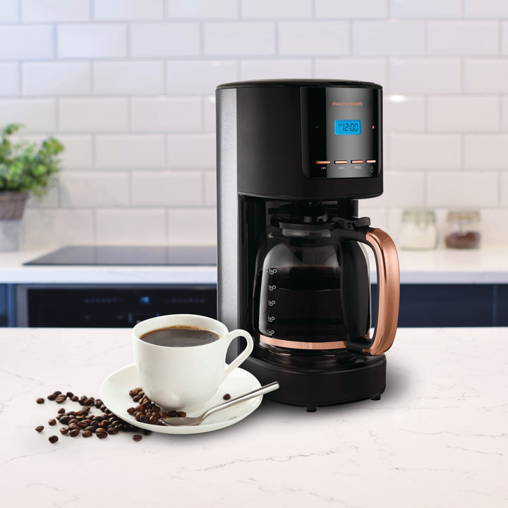 Accents Rose Gold Pour Over Filter Coffee Maker