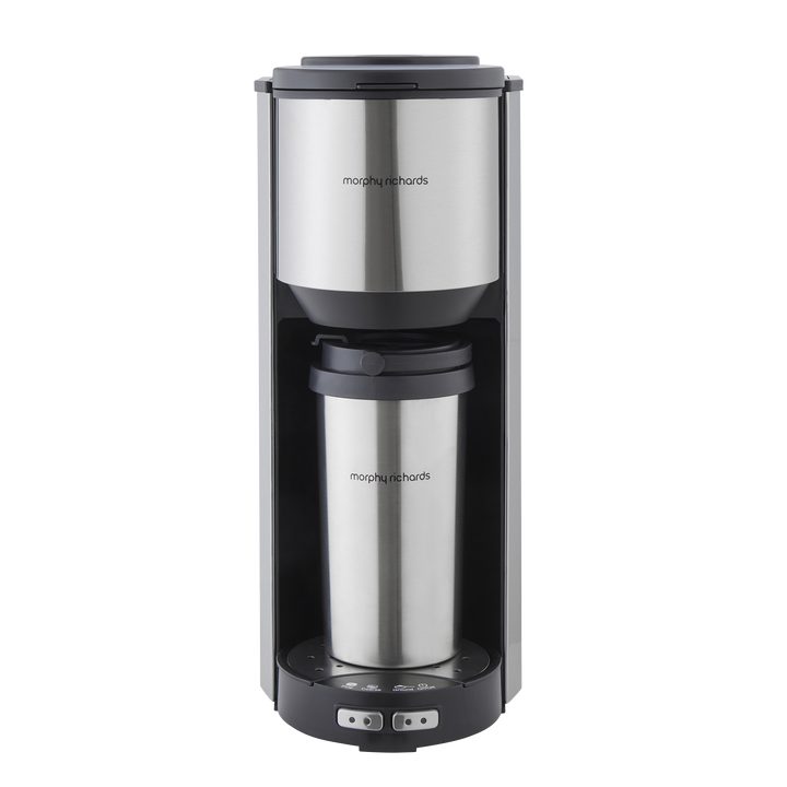 Tazza Pour & Go Single Cup Coffee Machine with Grinder