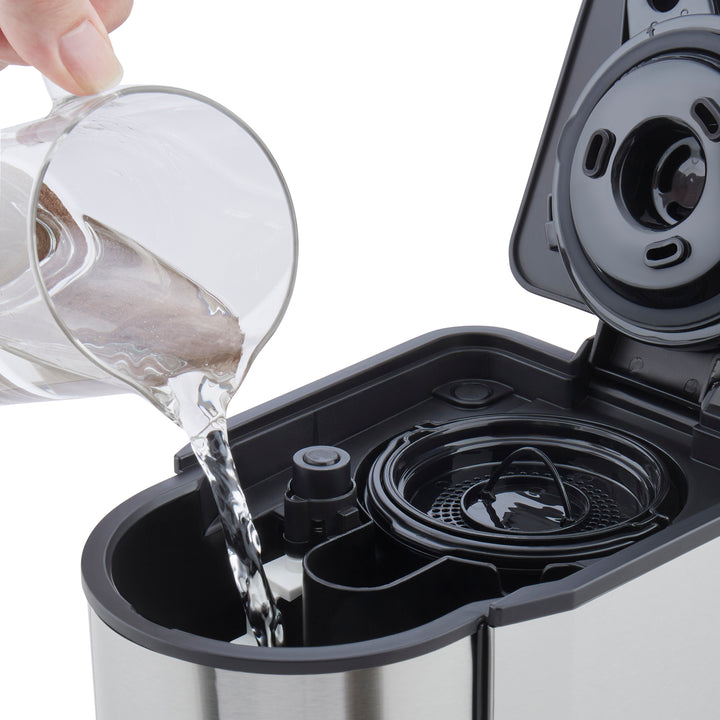 Tazza Pour & Go Single Cup Coffee Machine with Grinder