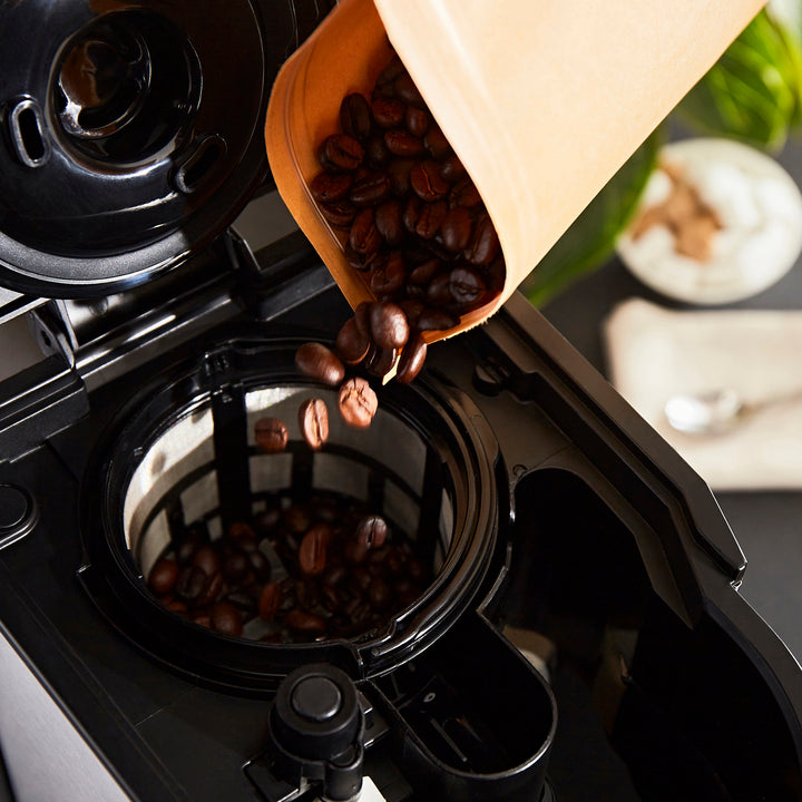 Tazza Pour & Go Single Cup Coffee Machine with Grinder