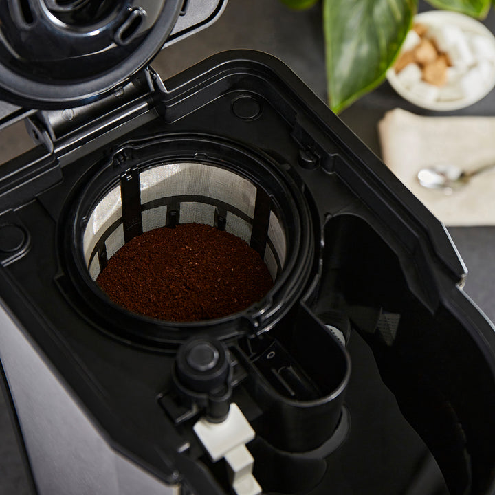 Tazza Pour & Go Single Cup Coffee Machine with Grinder