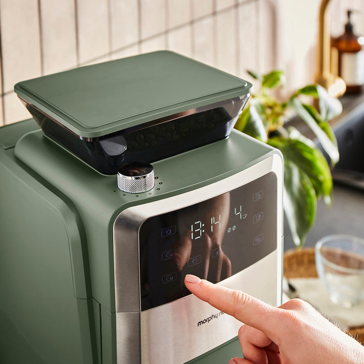 Zino Grind & Brew Automatic Filter Coffee Machine - Olivine
