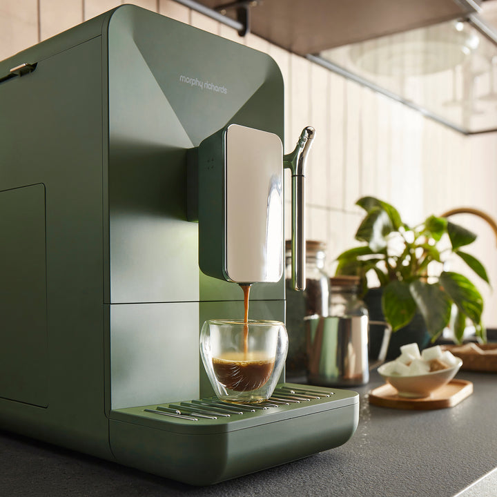 Roava Grind & Sip Fully Automatic Coffee Machine - Olivine