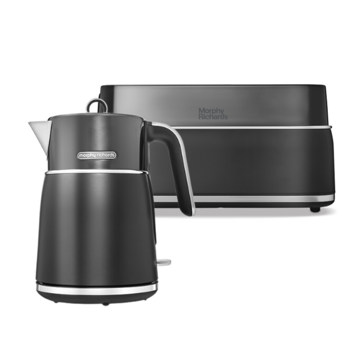 Signature Matt Black Kettle and Toaster Set