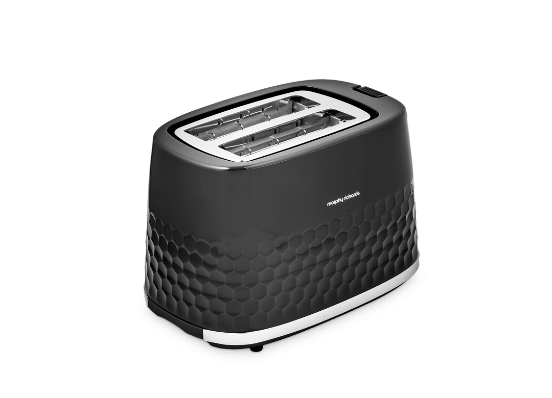Black morphy richards toaster hot sale
