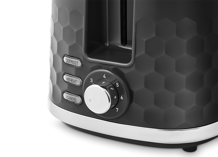 Hive 2-Slice Toaster Black