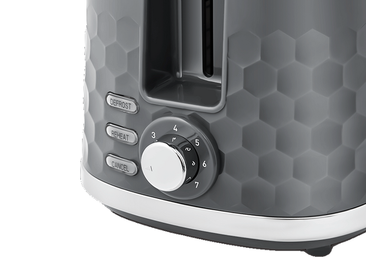 Hive 2-Slice Toaster Grey