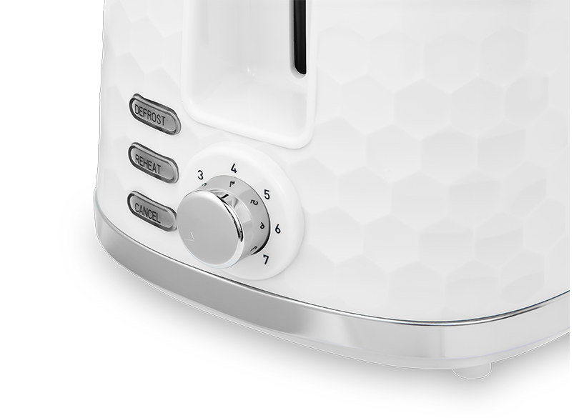 Hive 2-Slice Toaster White