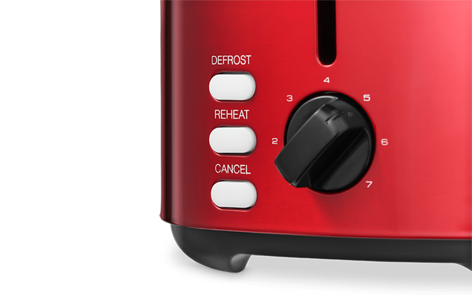 Equip 2-Slice Toaster Morphy Metalic Red