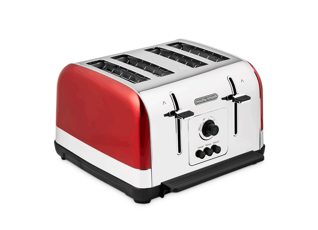 KitchenAid KMT4115ER Empire Red Four Slice Toaster with Manual Lift