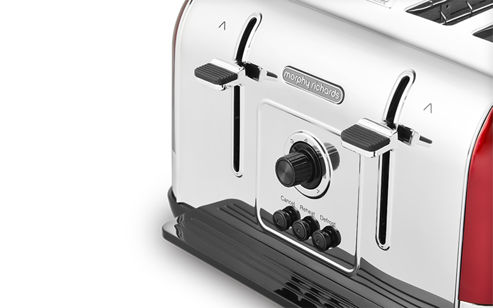 Venture 4-Slice Toaster Red