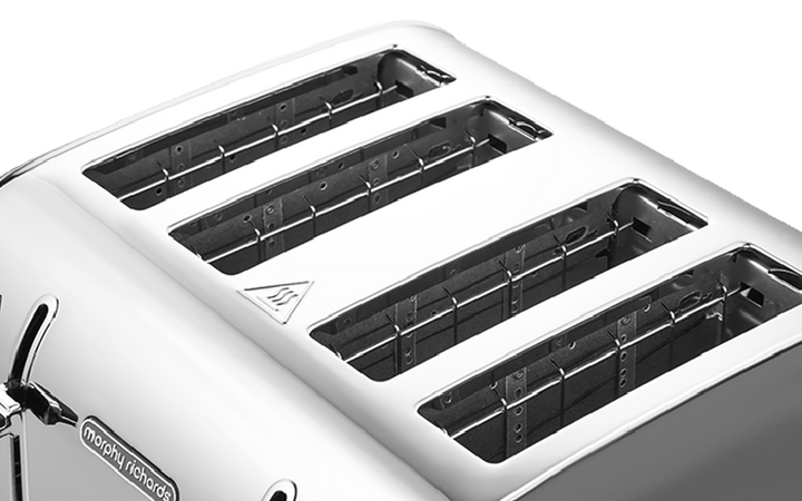 Venture Retro 4-Slice Toaster Black