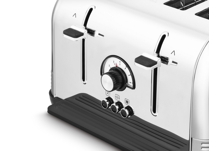 Venture Retro 4 Slice Toaster Tungsten