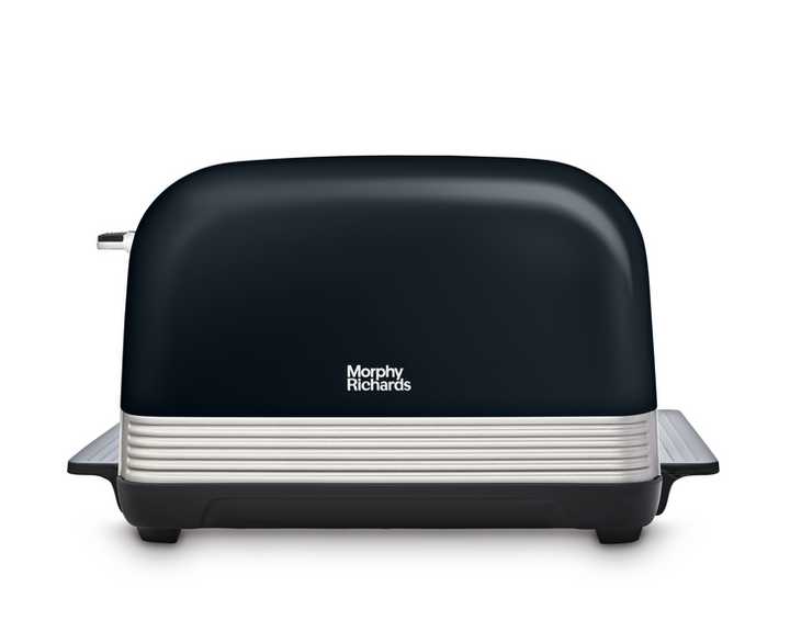 Venture Retro 4 Slice Toaster Onyx