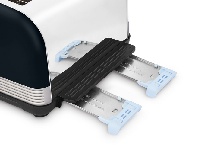 Venture Retro 4 Slice Toaster Onyx