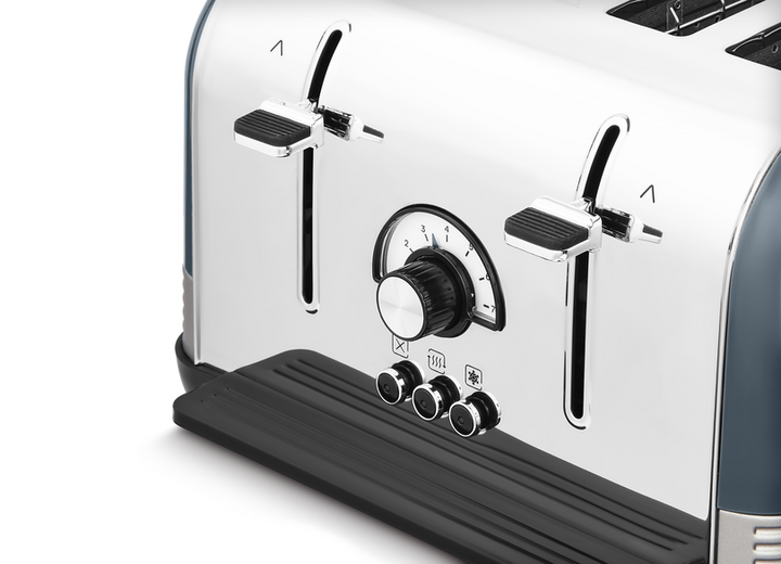 Morphy Richards Venture Retro 4 Slice Toaster Basalt