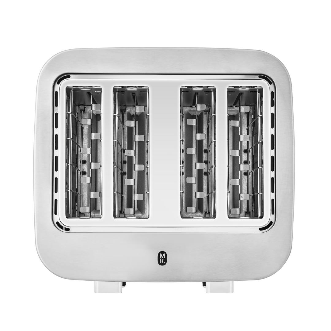 Motive 4 Slice Toaster Brushed Steel