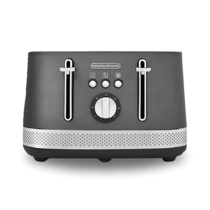 Illumination 4-Slice Toaster Titanium Grey