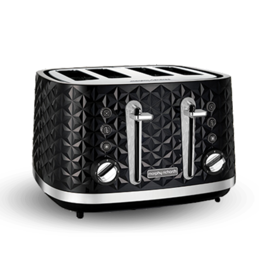 Vector 4-Slice Toaster Black