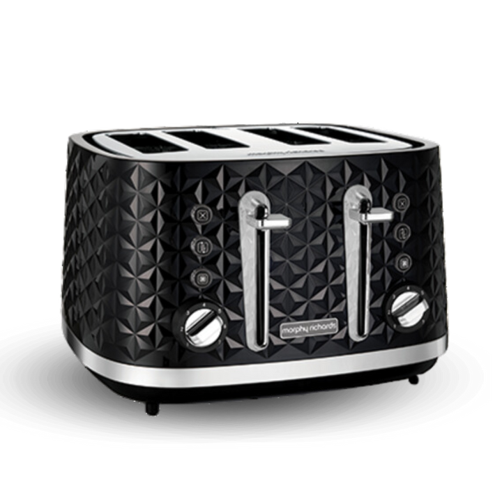 Vector 4-Slice Toaster Black