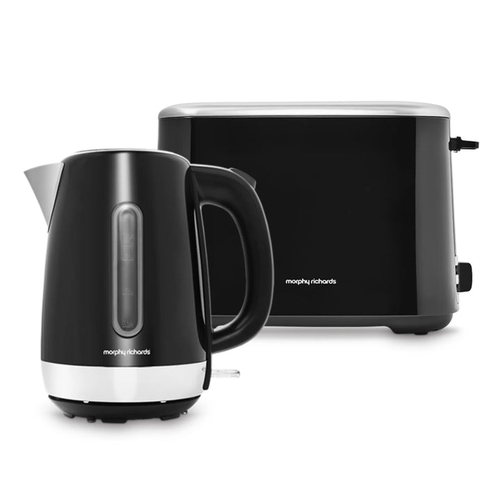 Equip Black Kettle, Toaster & Manual 3.5 Litre Air Fryer Set