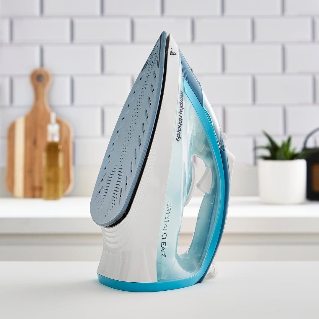 Morphy Richards Crystal Clear 2400W Steam Iron Blue SKU: 300300 lifestyle shot