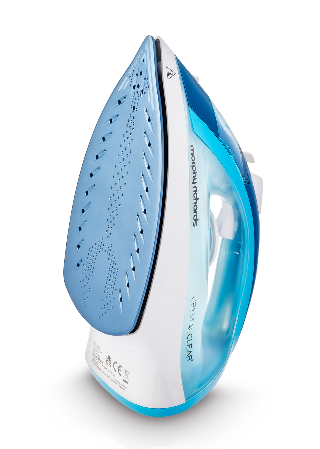 Morphy Richards Crystal Clear 2400W Steam Iron Blue SKU: 300300 side profile 2