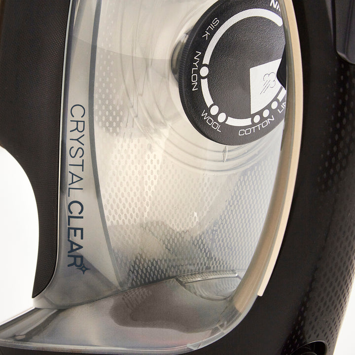 Crystal Clear Steam Iron Gold