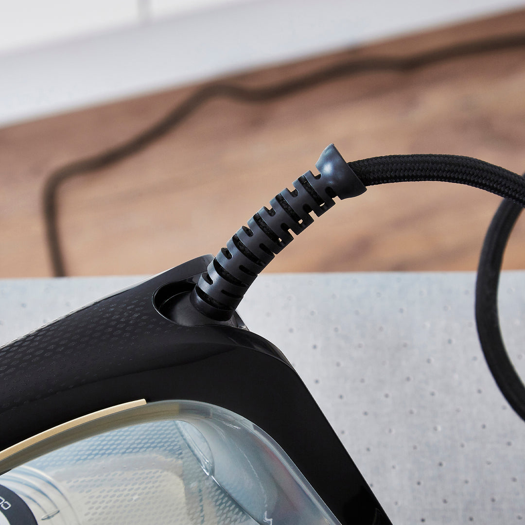 Crystal Clear Steam Iron Gold