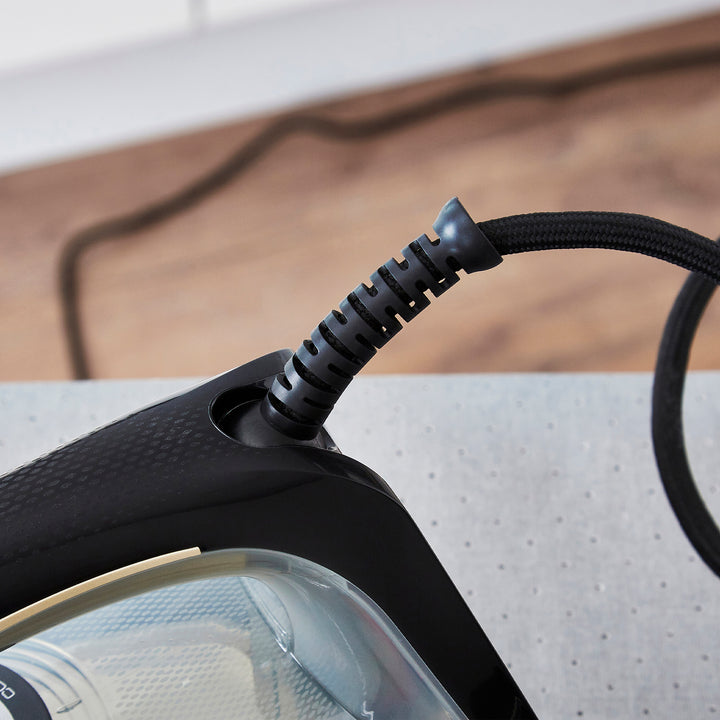 Crystal Clear Steam Iron Gold