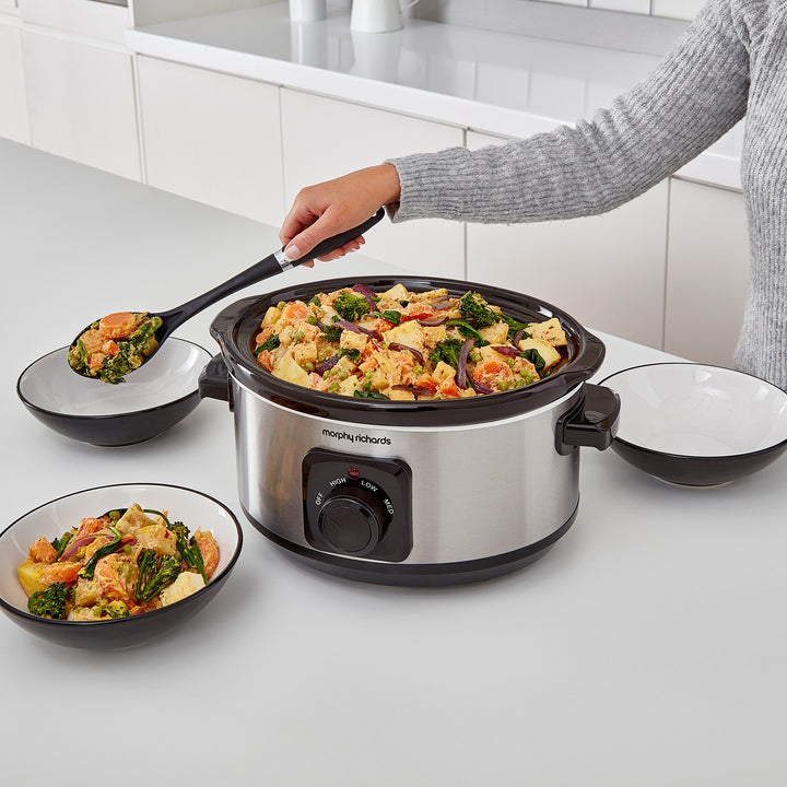Stainless Steel 3.5L Slow Cooker