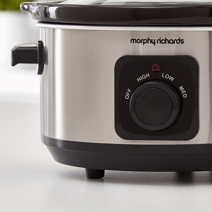 Stainless Steel 3.5L Slow Cooker
