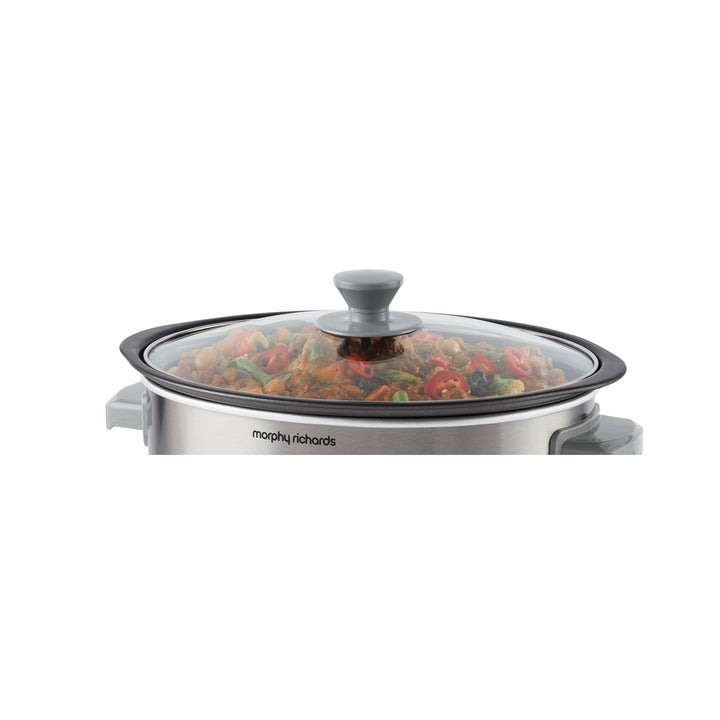 Sear & Stew Brushed Stainless Steel 6.5L Slow Cooker