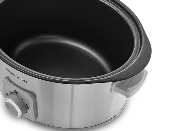Sear & Stew Brushed Stainless Steel 6.5L Slow Cooker