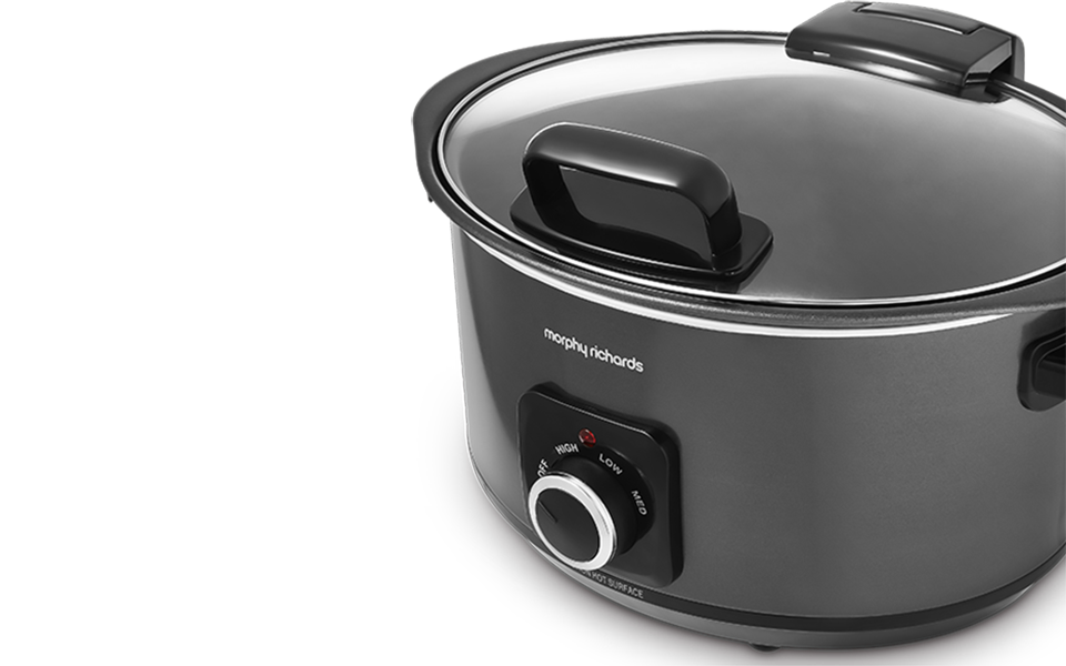 Sear & Stew 6.5L Hinged Lid Slow Cooker