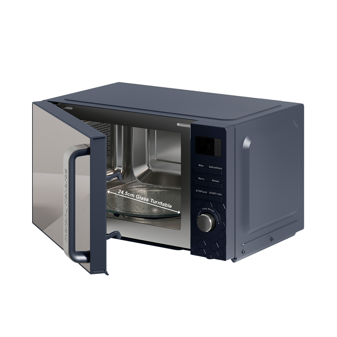 Cassini 20L 800W Blue Digital Microwave - Outer Space