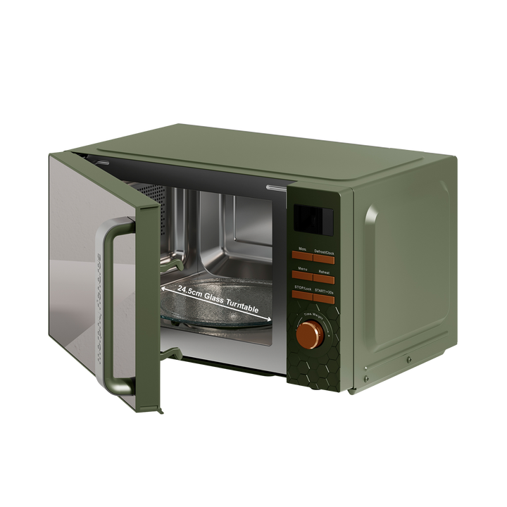 Cassini 20L 800W Green Digital Microwave - Olivine